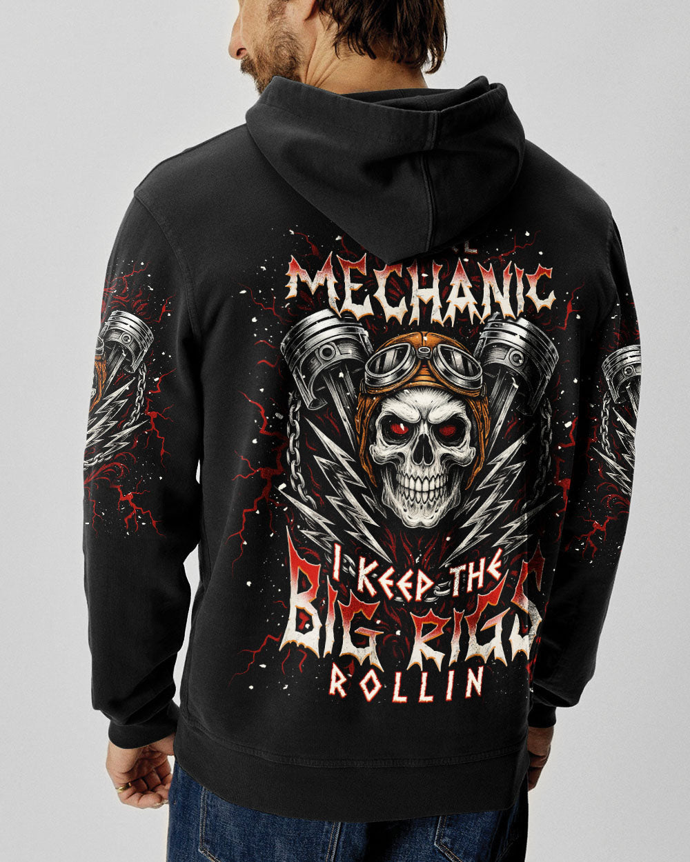 BLISSCORNERS I CAN FIX STUPID BUT IT GONNA COST YOU SKULL MECHANIC ALL OVER PRINT