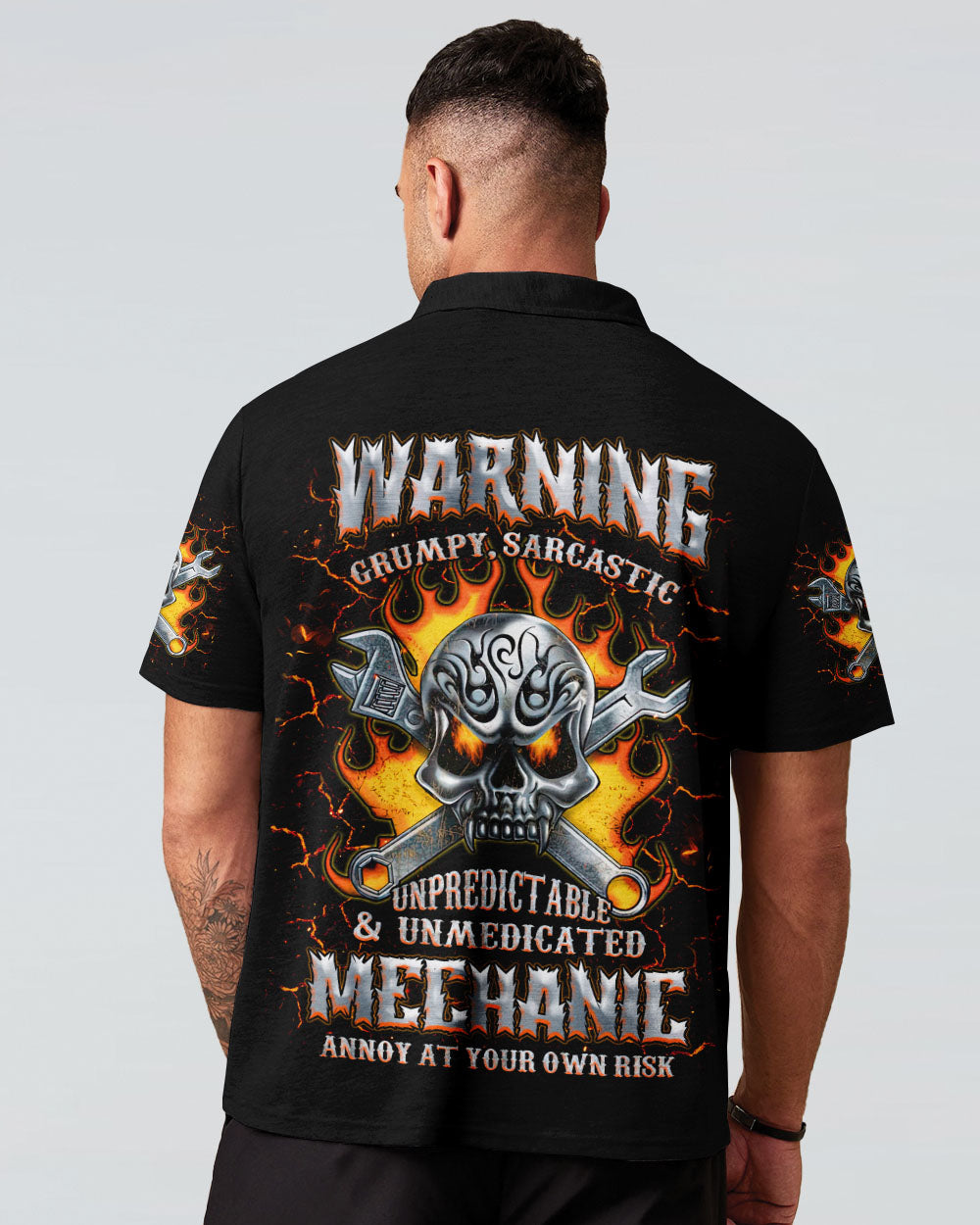 BLISSCORNERS I CAN FIX WHAT STUPID DOES SKULL ALL OVER PRINT
