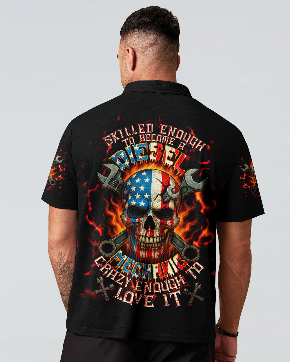 BLISSCORNERS I'M NOT CRAZY BECAUSE I'M A TRUCK DRIVER ALL OVER PRINT