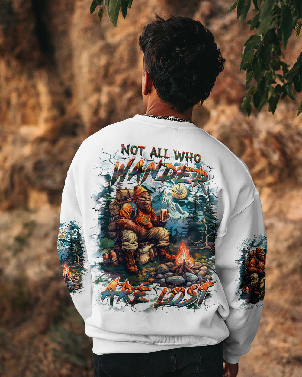 BLISSCORNERS NOT ALL WHO WANDER ARE LOST ALL OVER PRINT