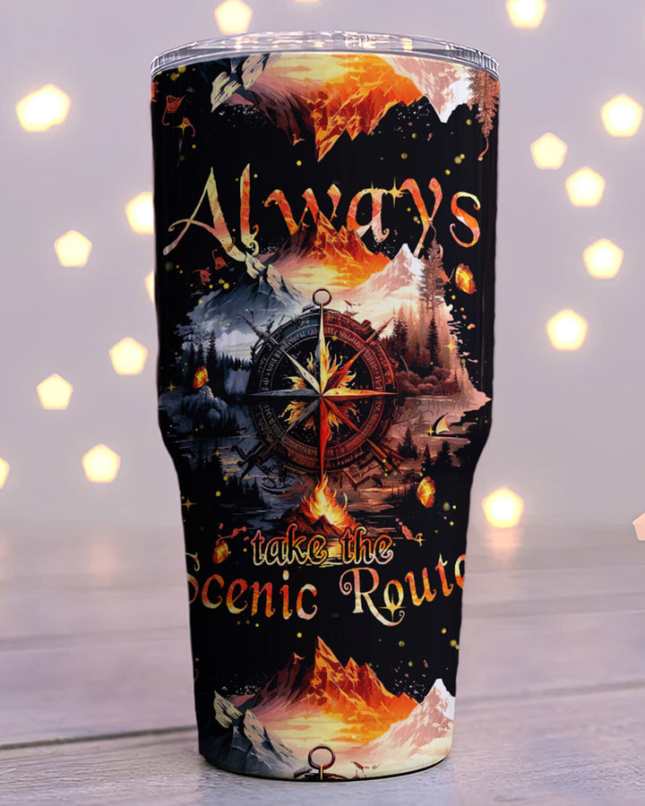 BLISSCORNERS ALWAYS TAKE THE SCENIC ROUTE TUMBLER - TYTM0206232