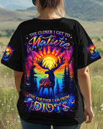 BLISSCORNERS THE CLOSER I GET TO NATURE ALL OVER PRINT