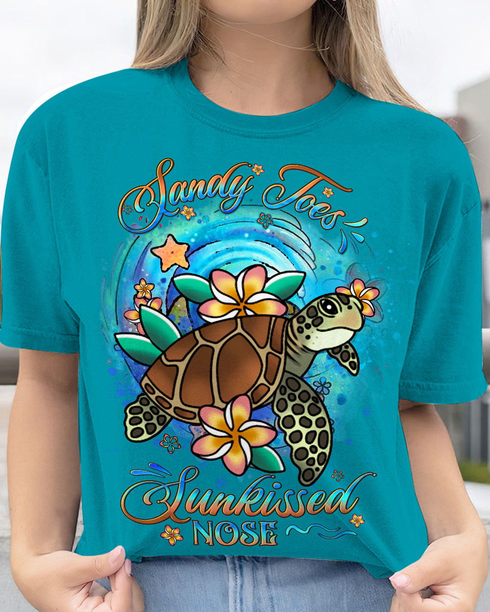 BLISSCORNERS SANDY TOES SUNKISSED NOSE COTTON SHIRT