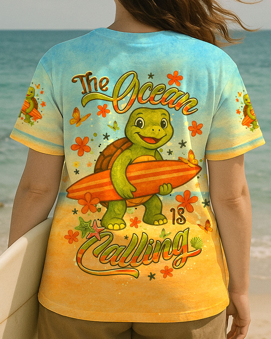 BLISSCORNERS THE OCEAN IS CALLING ALL OVER PRINT