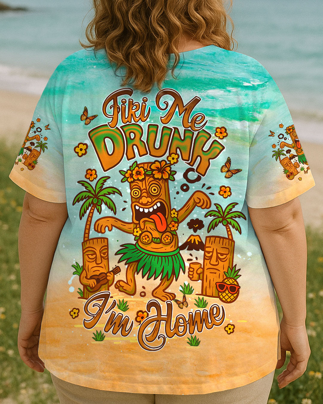 BLISSCORNERS TIKI ME DRUNK I'M HOME ALL OVER PRINT