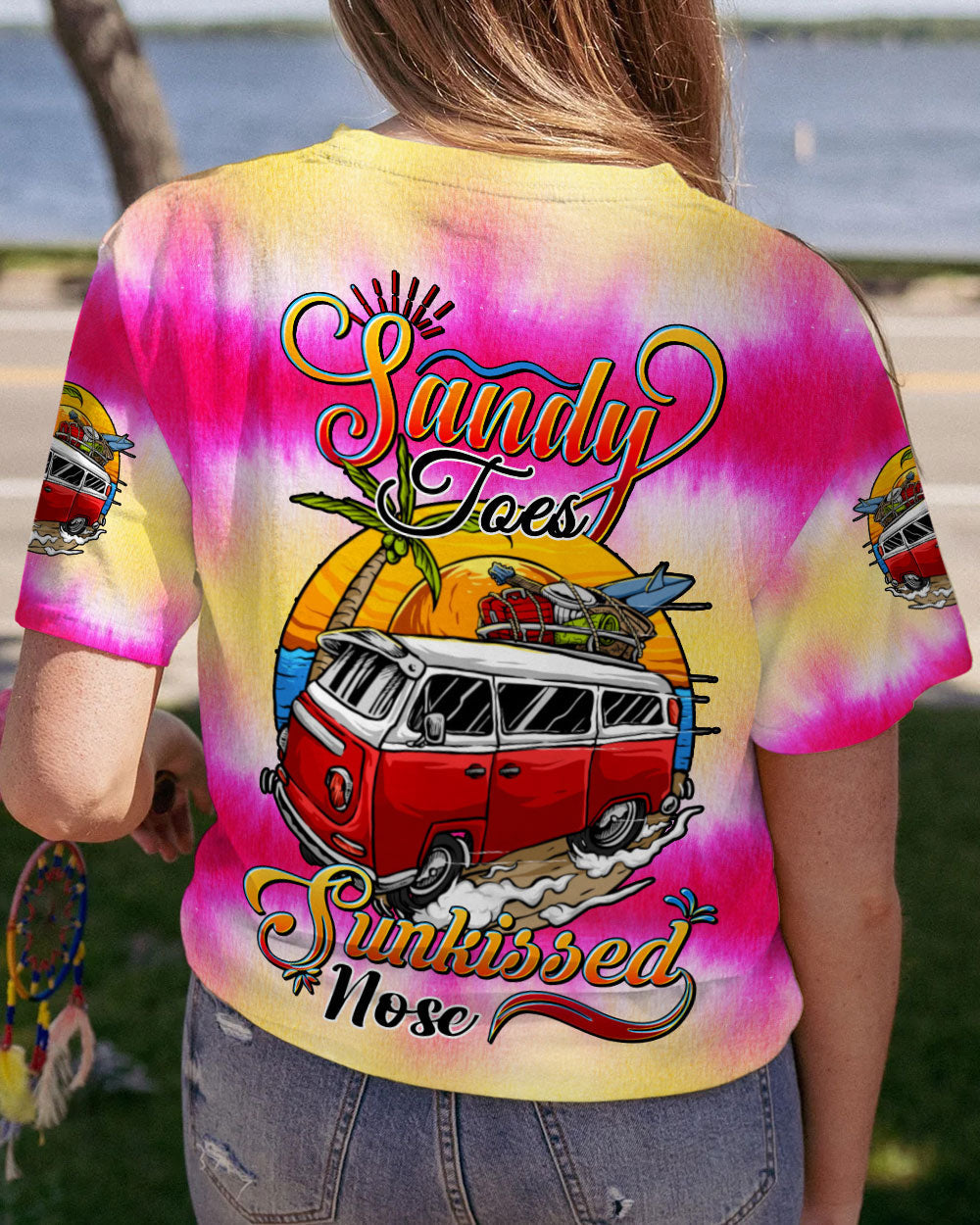 BLISSCORNERS SANDY TOES SUNKISSED NOSE ALL OVER PRINT
