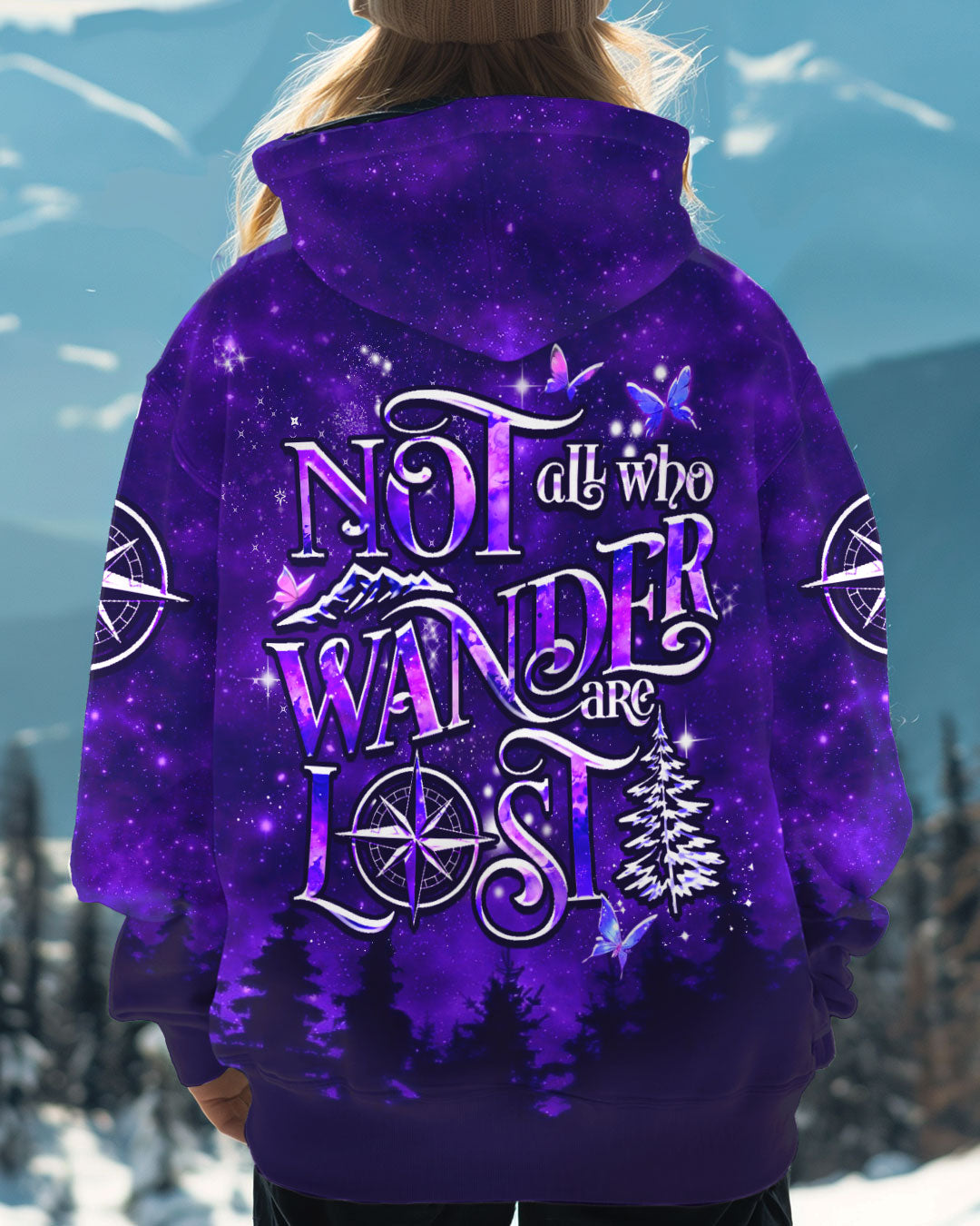 BLISSCORNERS NOT ALL WHO WANDER ARE LOST ALL OVER PRINT