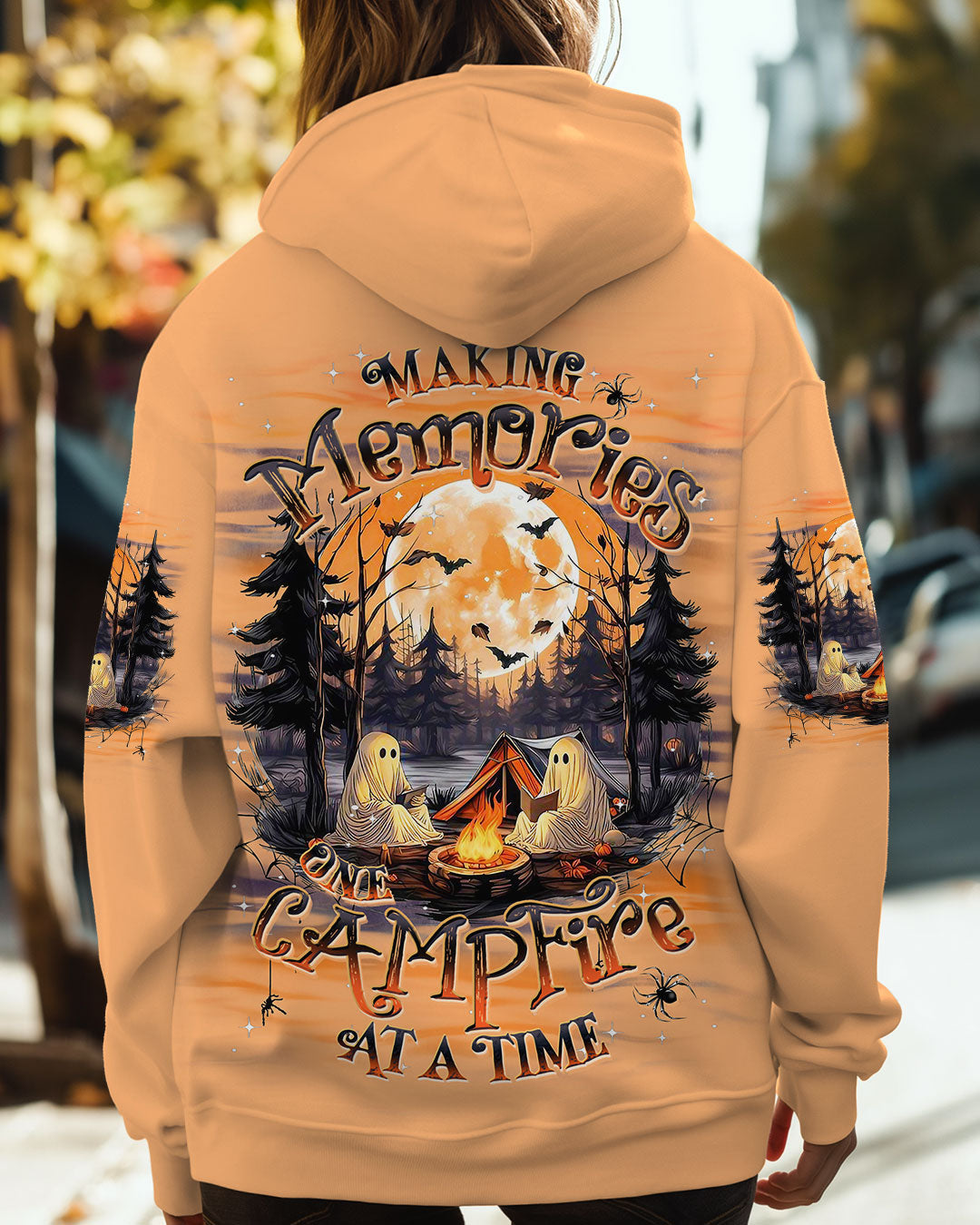 BLISSCORNERS MAKING MEMORIES ONE CAMPFIRE AT A TIME HALLOWEEN ALL OVER PRINT