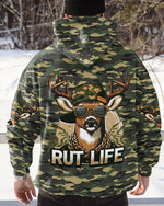 BLISSCORNERS RUT LIFE DEER ALL OVER PRINT