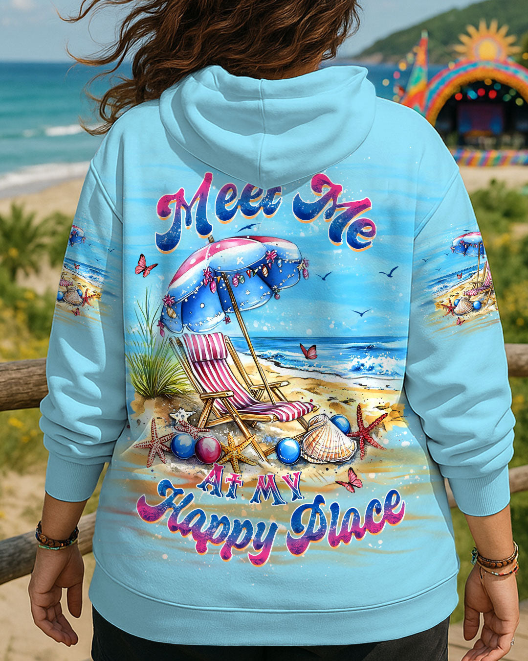BLISSCORNERS MEET ME AT MY HAPPY PLACE ALL OVER PRINT