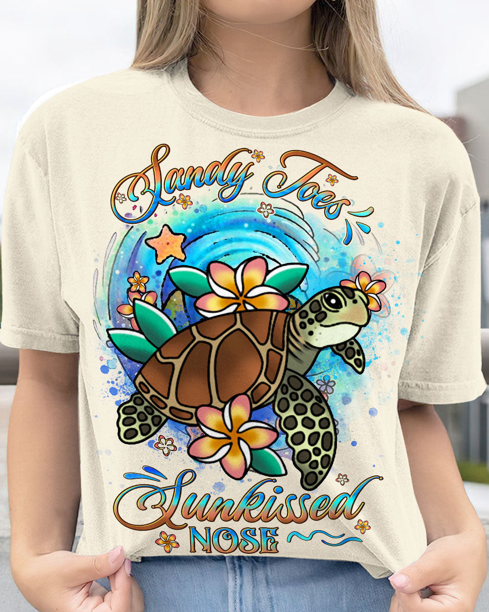 BLISSCORNERS SANDY TOES SUNKISSED NOSE COTTON SHIRT