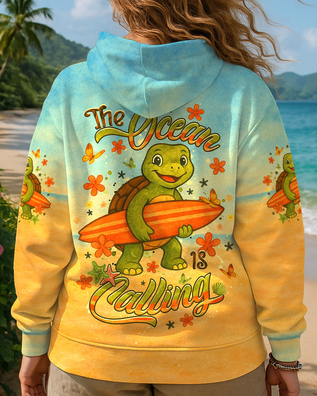 BLISSCORNERS THE OCEAN IS CALLING ALL OVER PRINT