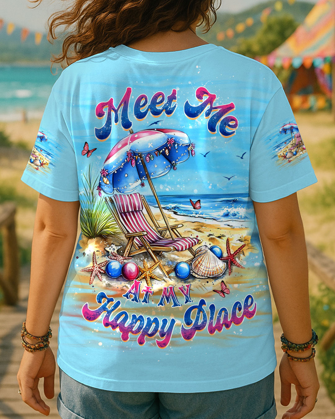 BLISSCORNERS MEET ME AT MY HAPPY PLACE ALL OVER PRINT