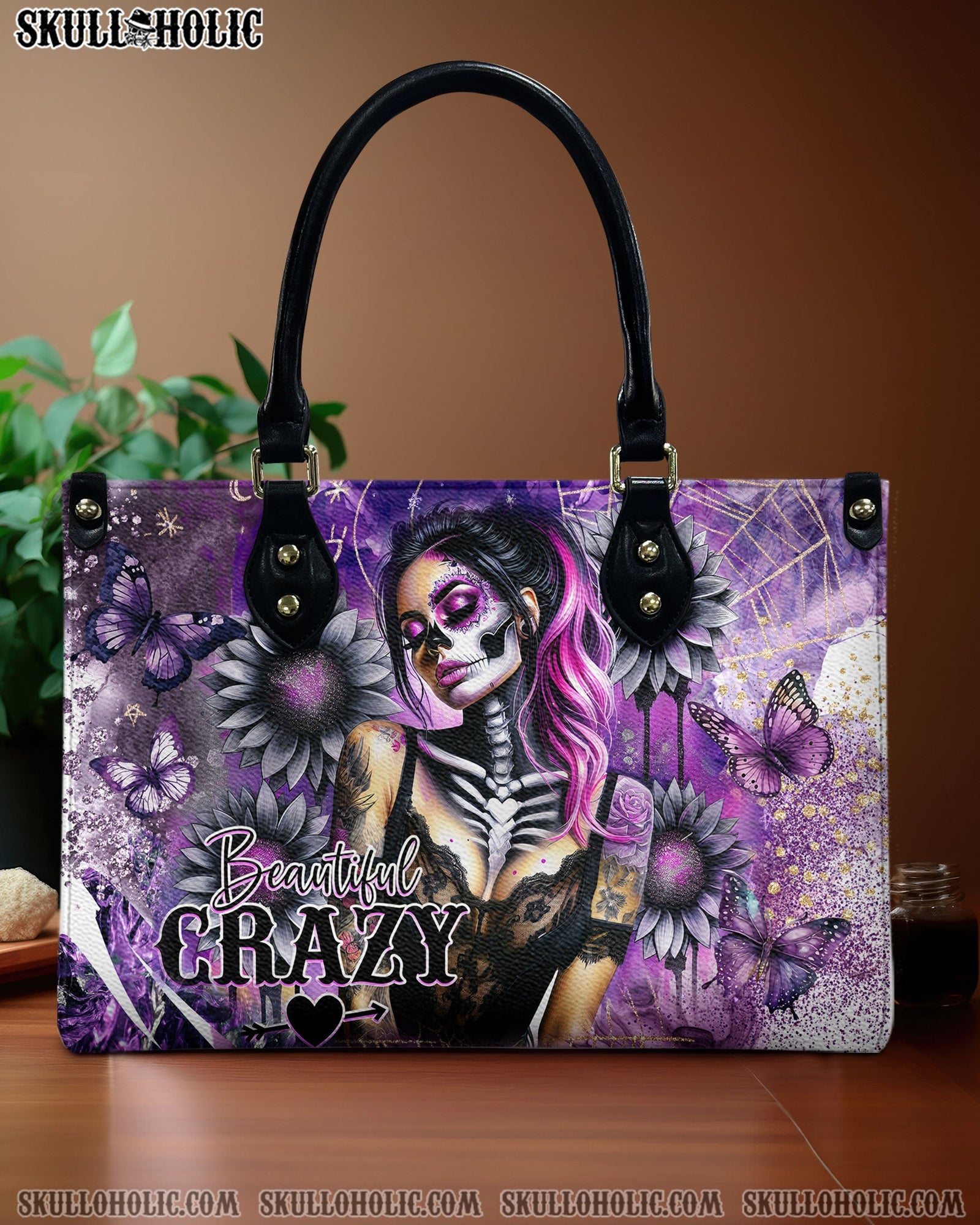 BLISSCORNERS BEAUTIFUL CRAZY LEATHER HANDBAG