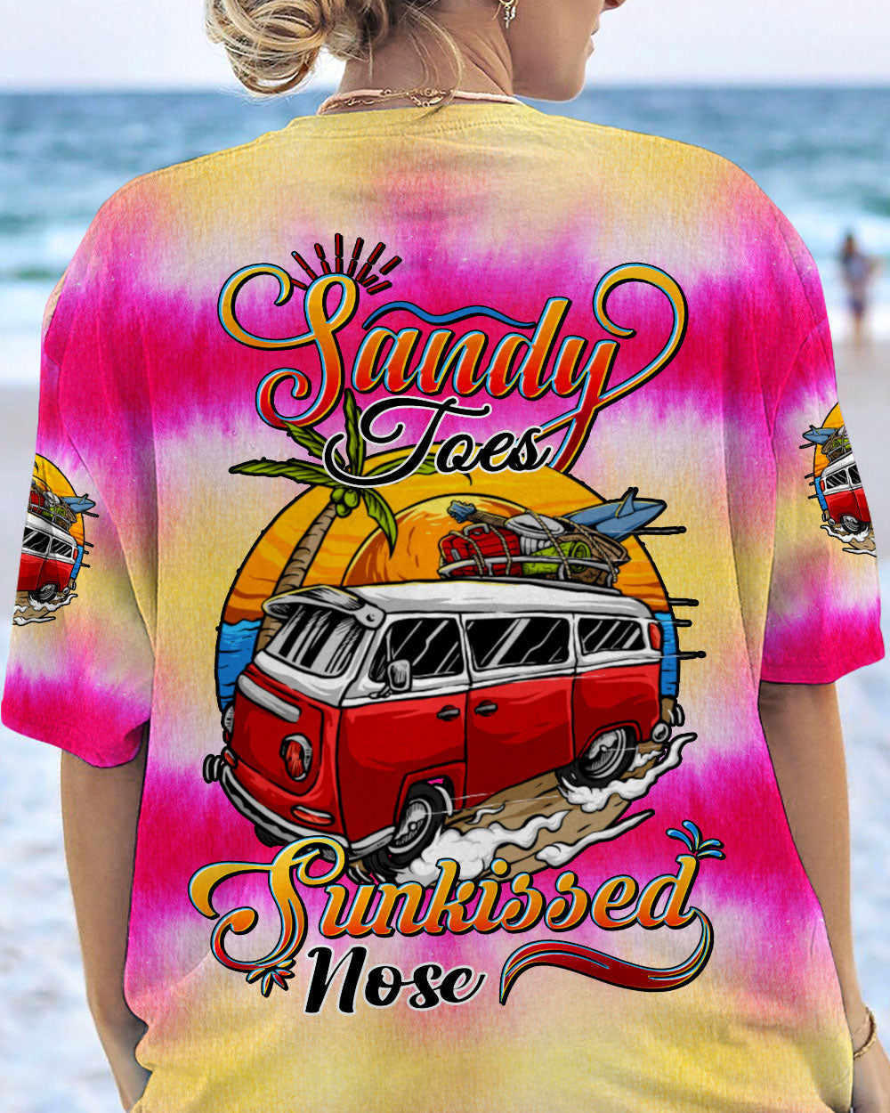 BLISSCORNERS SANDY TOES SUNKISSED NOSE ALL OVER PRINT