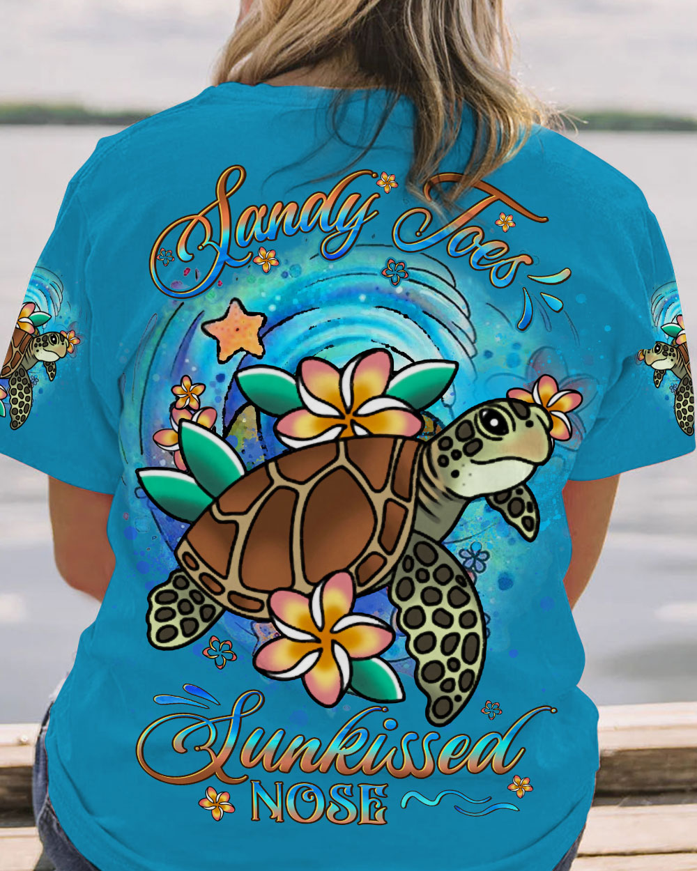 BLISSCORNERS SANDY TOES SUNKISSED NOSE ALL OVER PRINT