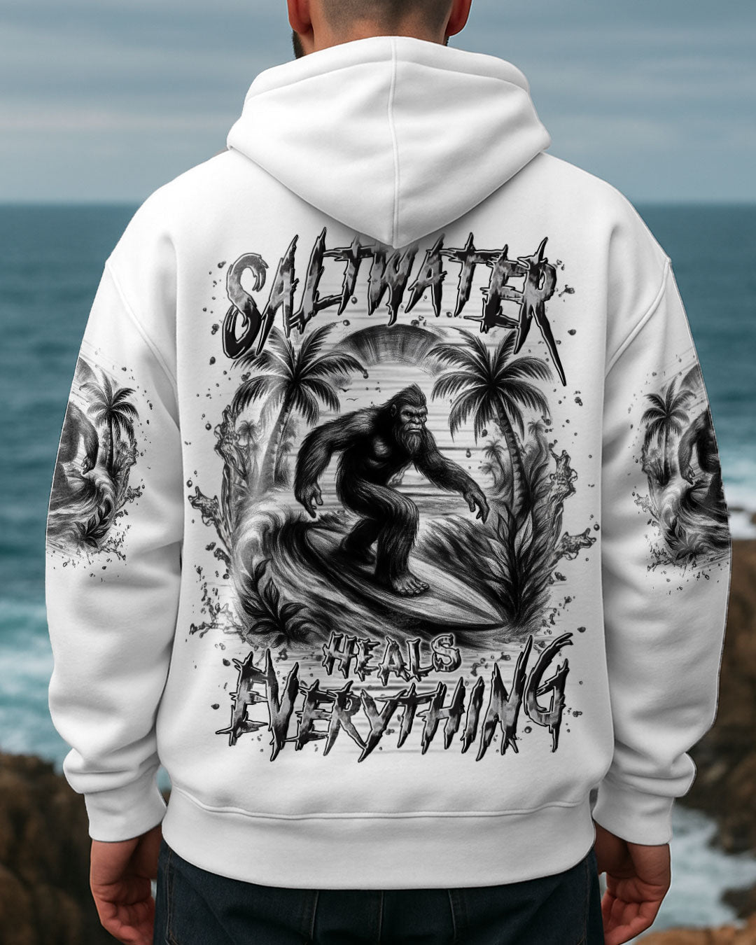 BLISSCORNERS SALTWATER HEALS EVERYTHING ALL OVER PRINT