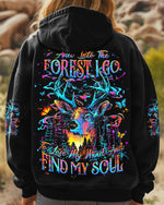 BLISSCORNERS AND INTO THE FOREST I GO DEER ALL OVER PRINT