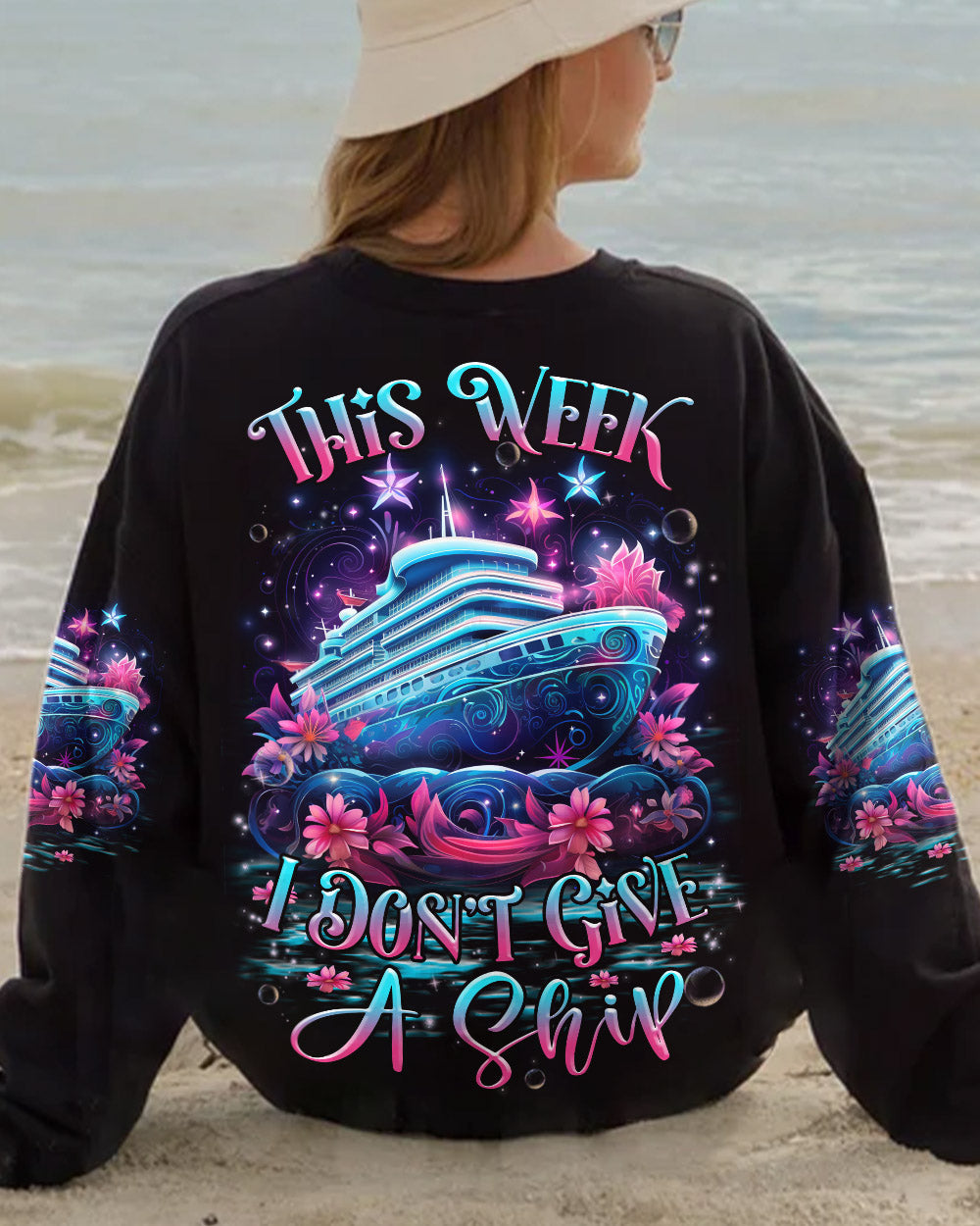 BLISSCORNERS THIS WEEK I DON'T GIVE A SHIP CRUISE ALL OVER PRINT