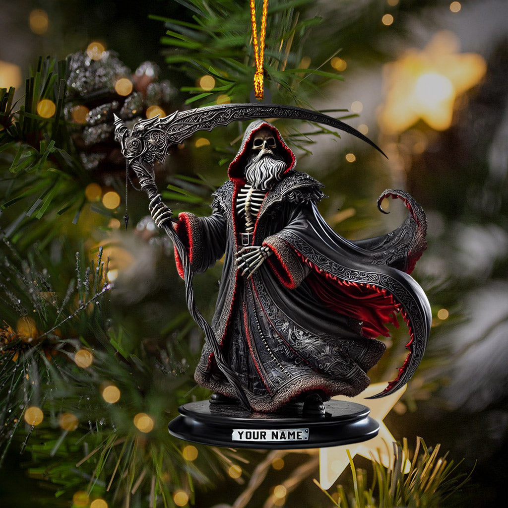 Blisscorners Death Christmas Home Decor Christmas Ornament, Personalized Ornament2D Flat LM2211