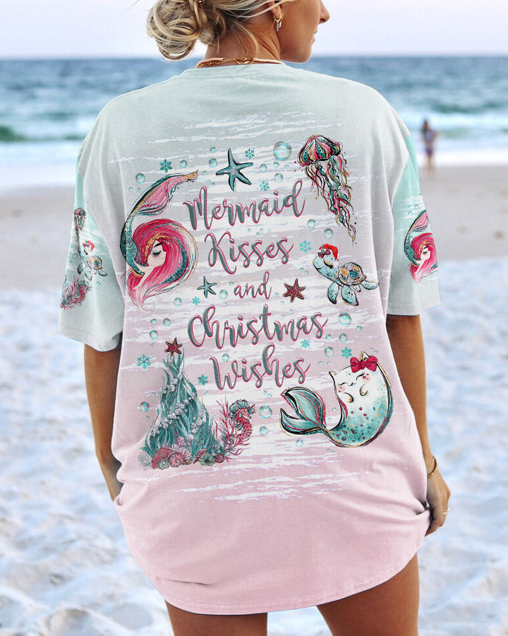 BLISSCORNERS MERMAID KISSES AND CHRISTMAS WISHES ALL OVER PRINT
