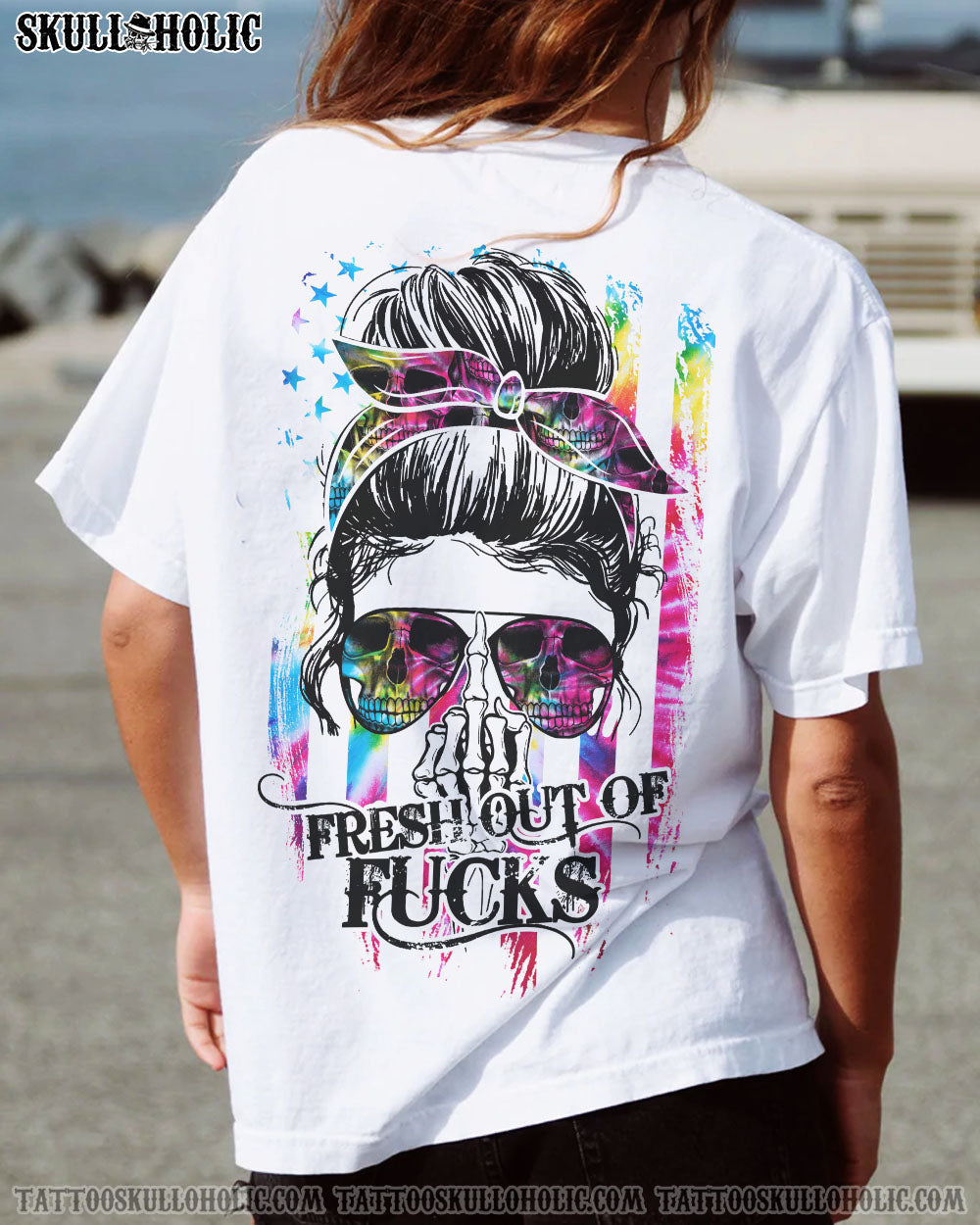 BLISSCORNERS MESSY BUN FACE I DO WHAT I WANT ALL OVER PRINT