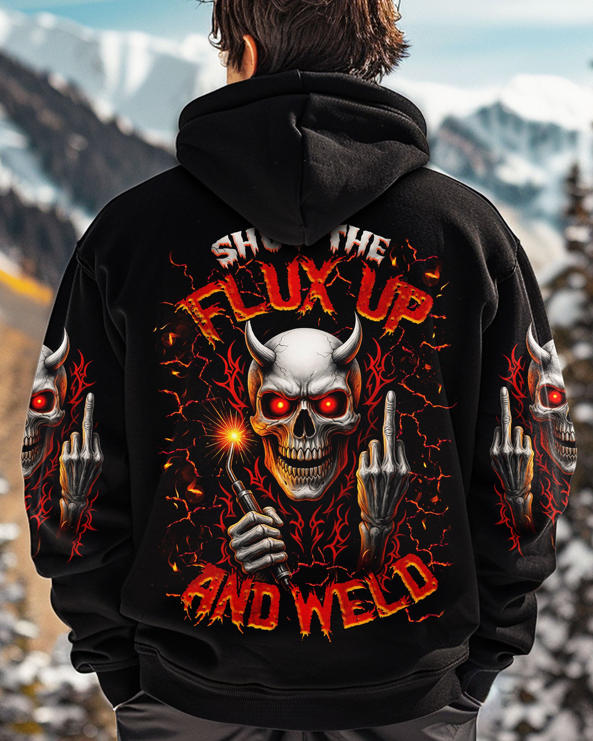 BLISSCORNERS ONLY THE STRONGEST MEN BECOME MECHANICS SKULL ALL OVER PRINT
