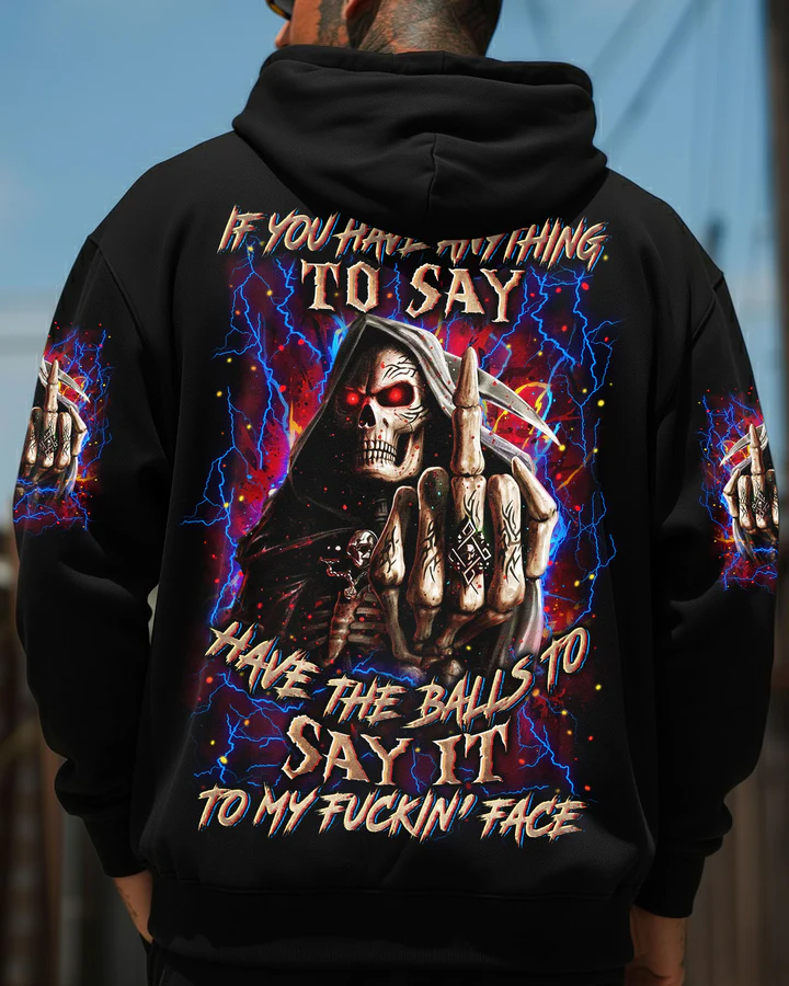 BLISSCORNERS IF YOU HAVE ANYTHING TO SAY REAPER ALL OVER PRINT