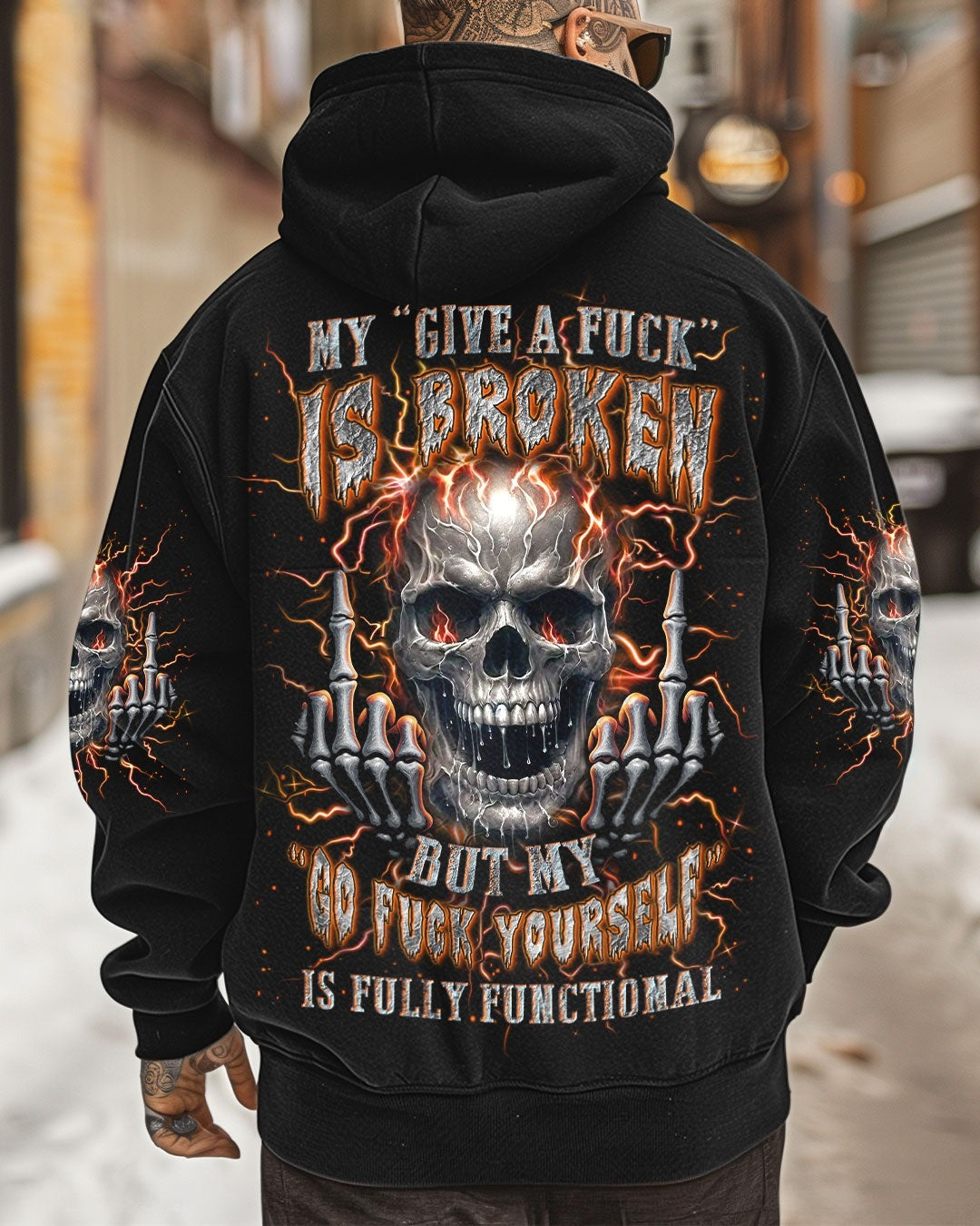 BLISSCORNERS MY GIVE A F IS BROKEN ALL OVER PRINT