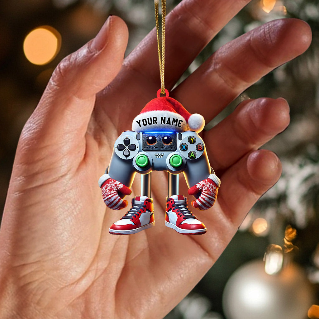 Blisscorners Game Lover Decor Christmas Ornament, Personalized Ornament2D Flat LM2211