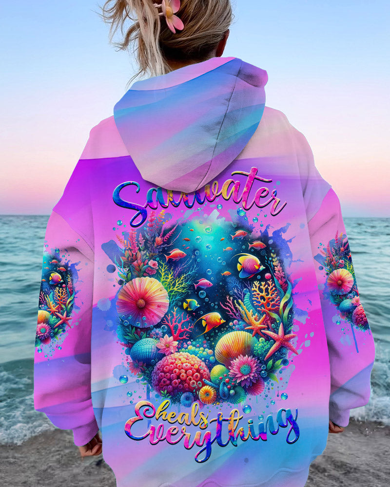 BLISSCORNERS SALTWATER HEALS EVERYTHING UNDERSEA ALL OVER PRINT