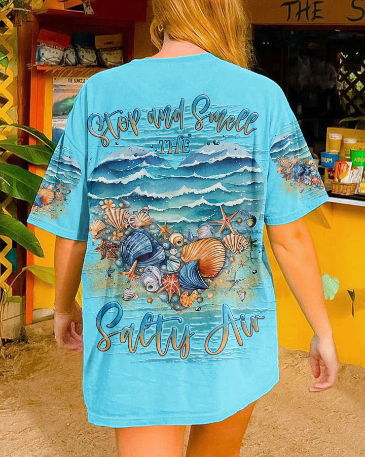 BLISSCORNERS STOP AND SMELL THE SALTY AIR ALL OVER PRINT