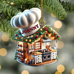 Blisscorners Baking House Ornament, Personalized Ornament2D Flat LM2211
