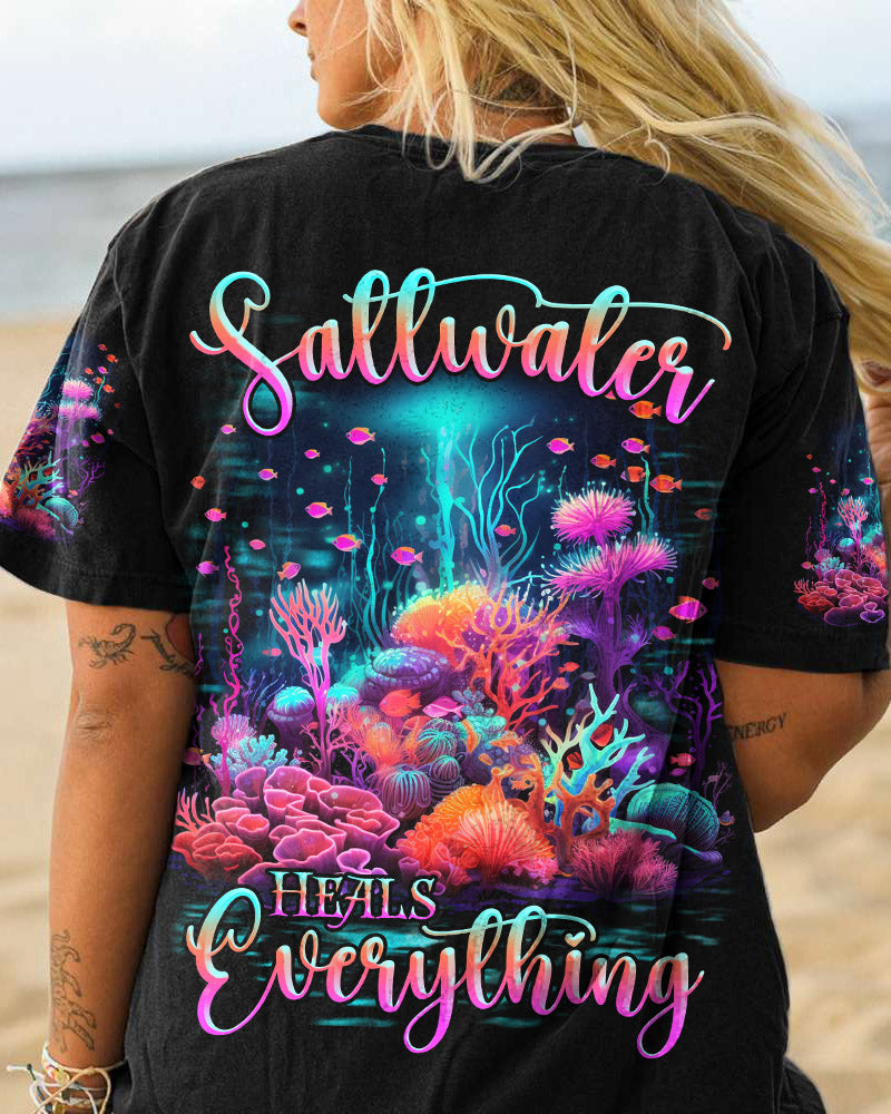 BLISSCORNERS SALTWATER HEALS EVERYTHING ALL OVER PRINT