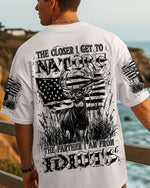 BLISSCORNERS THE CLOSER I GET TO NATURE DEER HUNTING ALL OVER PRINT