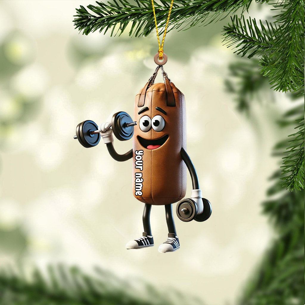 Blisscorners A Punching Bag Home Decor Christmas Ornament, Personalized Ornament2D Flat LM2211