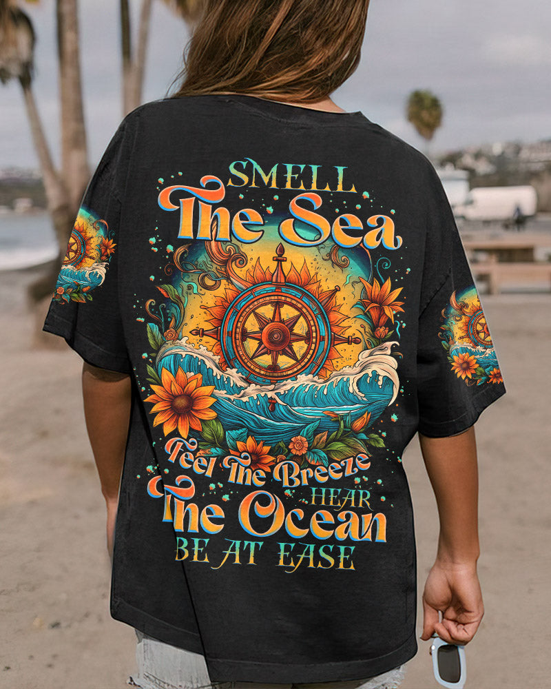 BLISSCORNERS SMELL THE SEA FEEL THE BREEZE ALL OVER PRINT