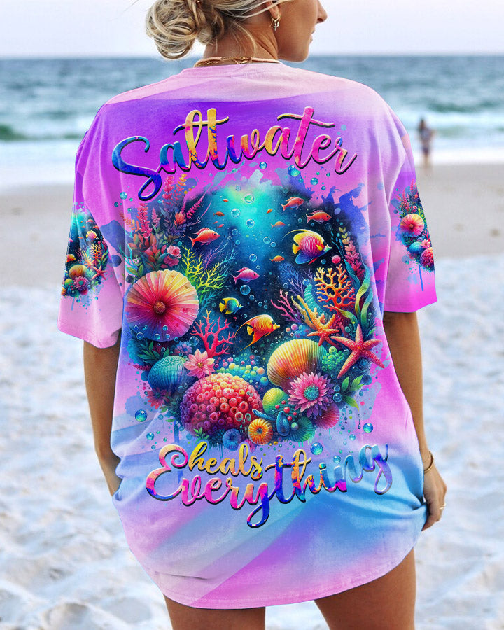 BLISSCORNERS SALTWATER HEALS EVERYTHING UNDERSEA ALL OVER PRINT