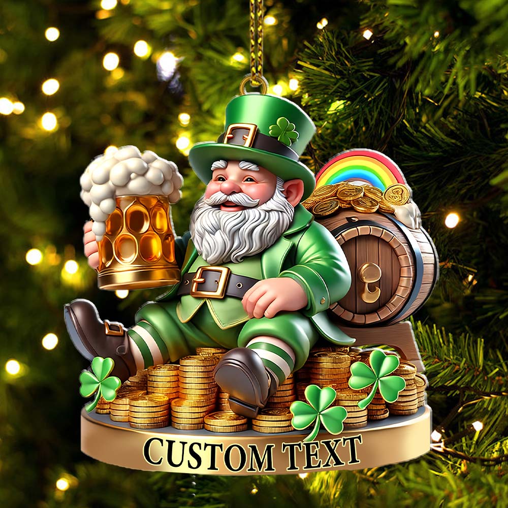 Blisscorners Custom Name Ireland Ornament, Ireland Lover Christmas Gift32D Flat LM2111