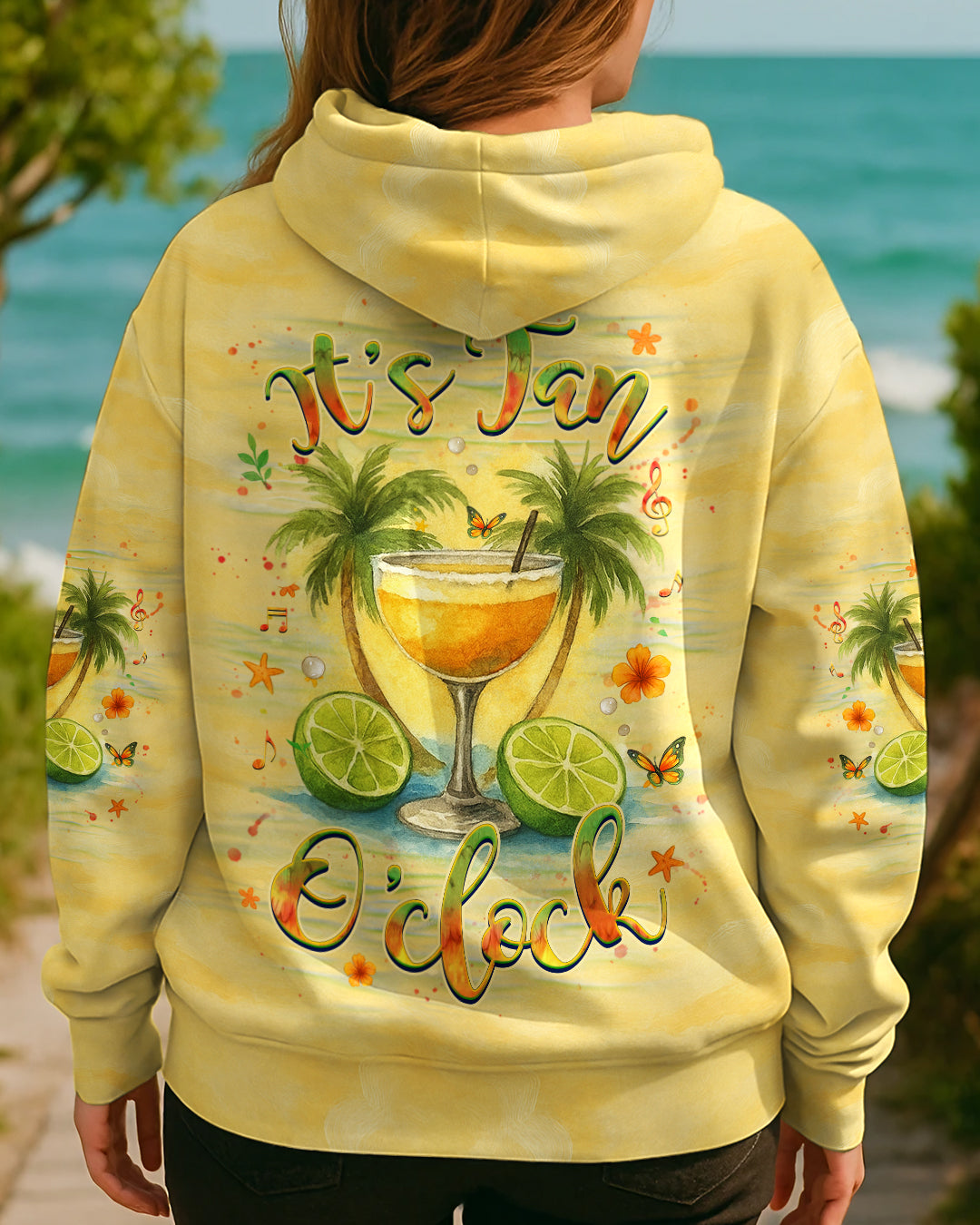 BLISSCORNERS IT'S TAN O'CLOCK ALL OVER PRINT
