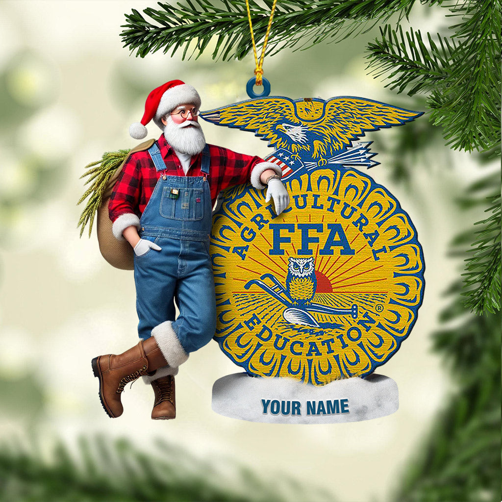 Blisscorners FFA Education Christmas Ornament, Personalized Ornament2D Flat LM2211