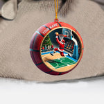 Blisscorners Ball Basketball Decor Christmas Ornament, Personalized Ornament2D Flat LM2211