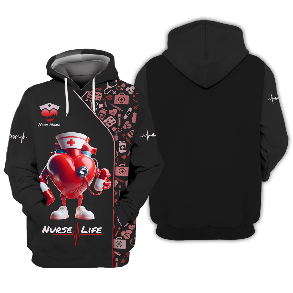 Blisscorners Personalized Nurse Shirts - Celebrate the Heart of Healthcare