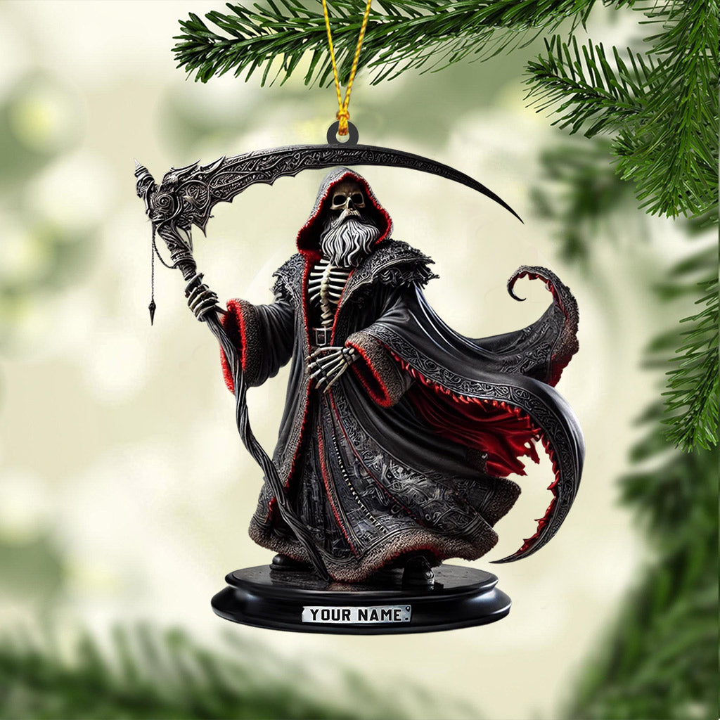 Blisscorners Death Christmas Home Decor Christmas Ornament, Personalized Ornament2D Flat LM2211