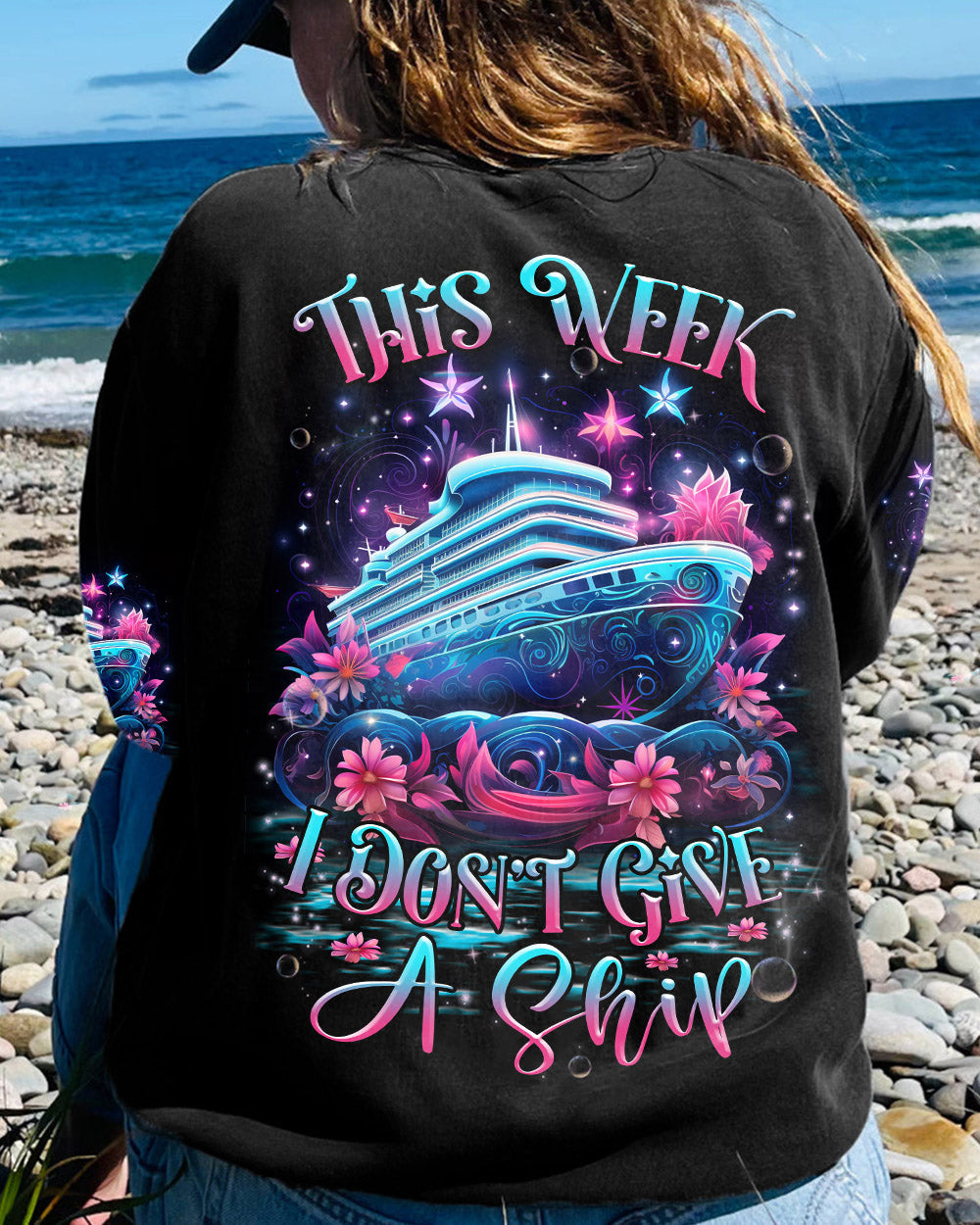 BLISSCORNERS THIS WEEK I DON'T GIVE A SHIP CRUISE ALL OVER PRINT