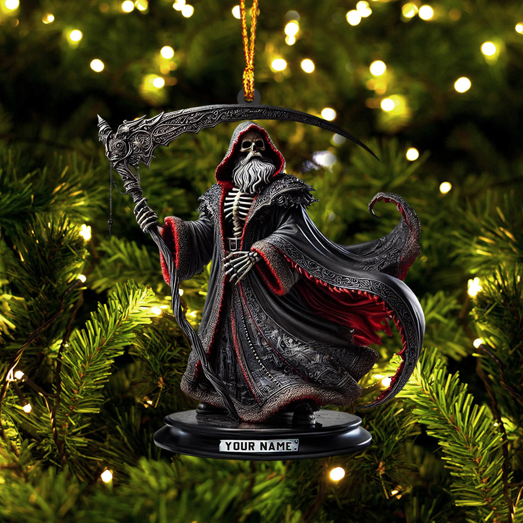 Blisscorners Death Christmas Home Decor Christmas Ornament, Personalized Ornament2D Flat LM2211