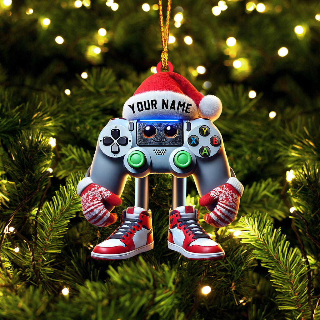 Blisscorners Game Lover Decor Christmas Ornament, Personalized Ornament2D Flat LM2211