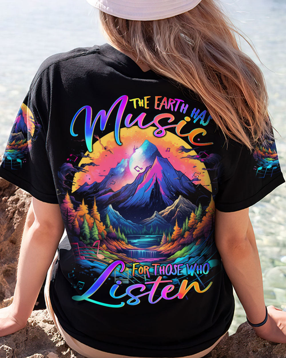 BLISSCORNERS THE EARTH HAS MUSIC FOR THOSE WHO LISTEN ALL OVER PRINT