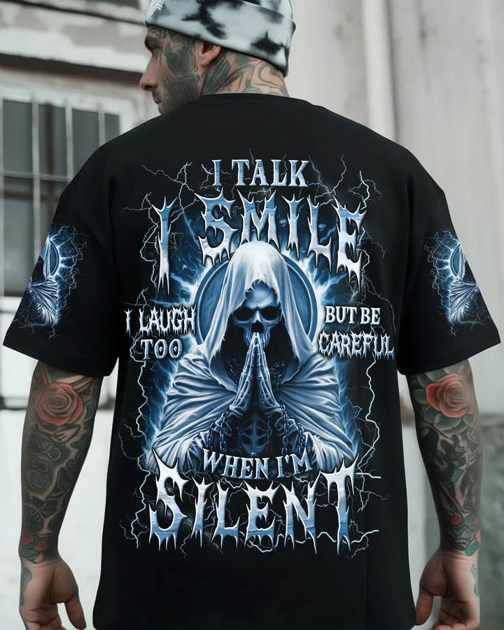 BLISSCORNERS BE CAREFUL WHEN I'M SILENT REAPER ALL OVER PRINT