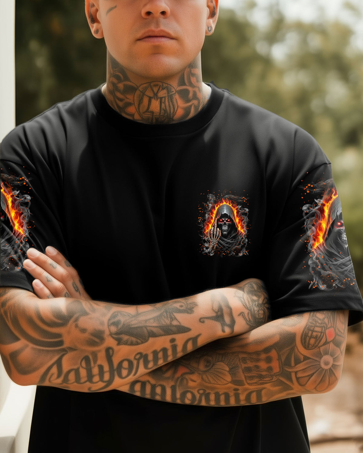 BLISSCORNERS I NEVER DREAMED SKULL REAPER ALL OVER PRINT